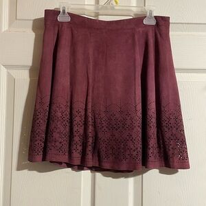 Lamarque soft leather skirt